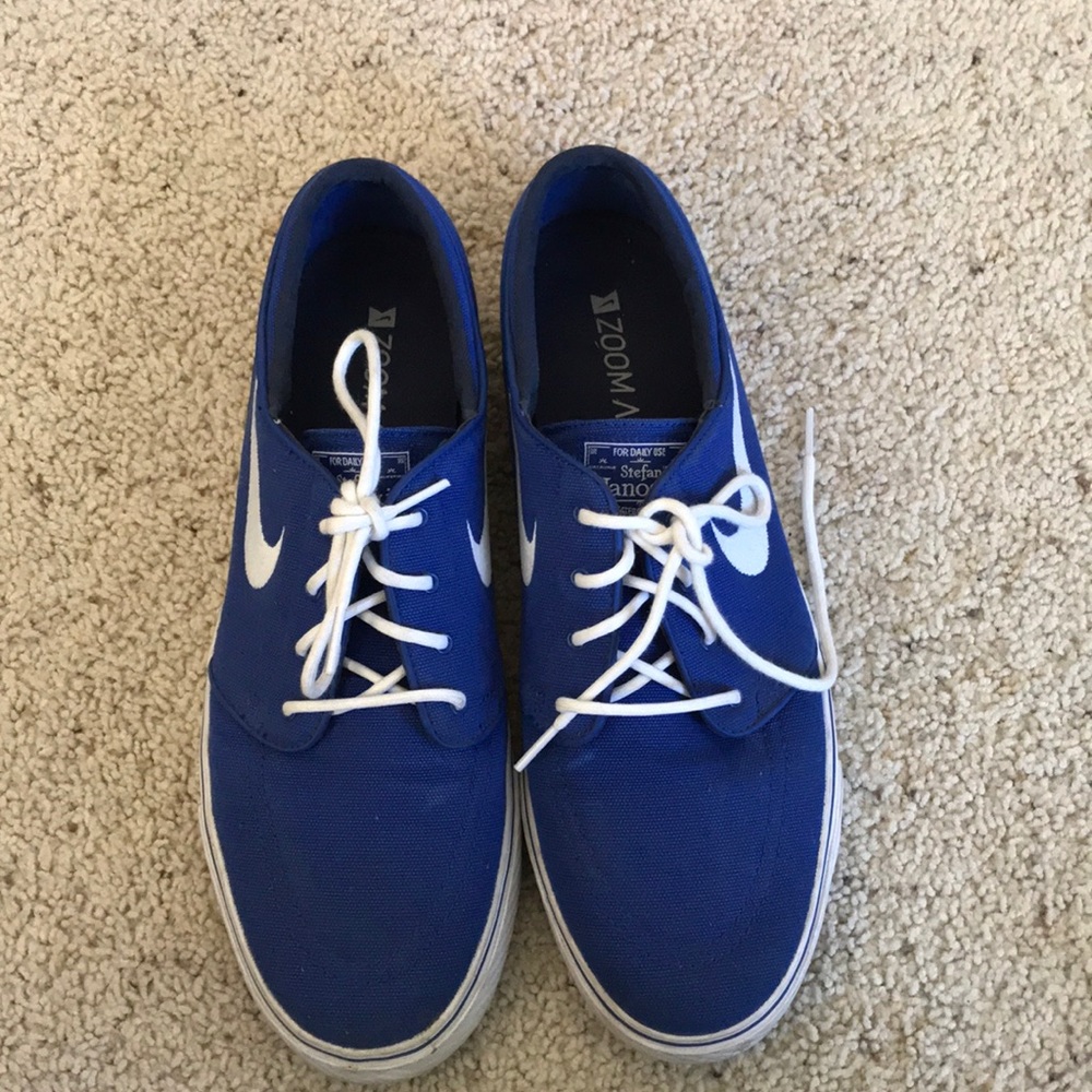 Blue Nike Janoskis Size 11